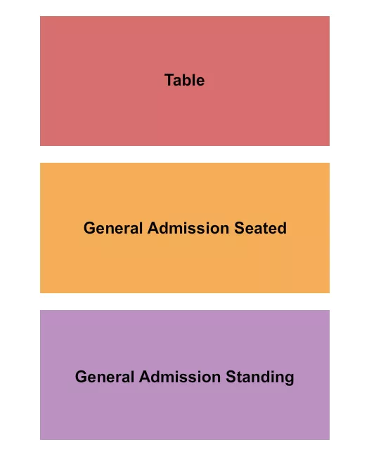 seating chart for Broad Stage At Santa Monica - Table/GA Seated/GA Standing - eventticketscenter.com